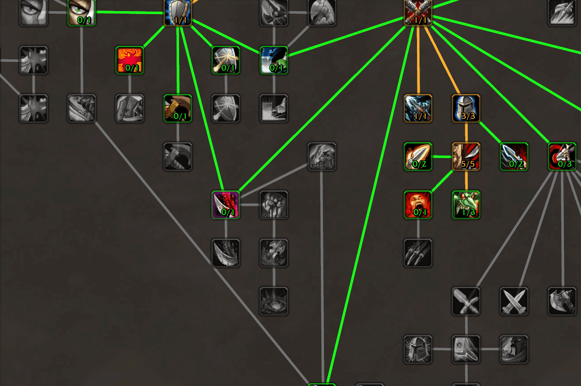 Bi-directional Skill Tree